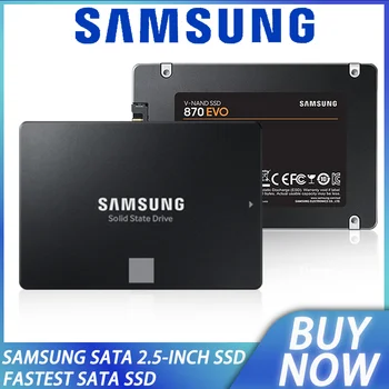 SAMSUNG 870 Evo 1 ТБ SATA3 500 ГБ Внутренний твердотельный накопитель Жесткий диск 2,5-дюймовый SSD-накопитель 870 evo 1 тб samsung sata SSD