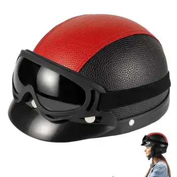 Мотоциклетные шлемы для мужчин, Voyage Racing, шлем с двумя линзами, внутренний козырек, Быстросъемная пряжка, Боковые костюмы для мотокросса для мужчин и женщин
