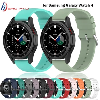 ремешок 20 мм/22 мм для Samsung Galaxy watch 4/46 мм/42 мм/Gear S3 belt/Силиконовый браслет correa Active 2 для Huawei wtach GT 2/2e/pro band