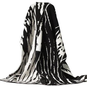50 штук камвольного тяжелого классического бархатного кашемирового шарфа с двойным подъемом для мужчин и женщин, моделирующего шифрование