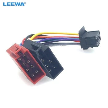 LEEWA 10X Автомобильный штекер для преобразования стереозвука в провод Адаптер для Pioneer Для Peugeot CD-Радио Жгут проводов Оригинальный кабель головных устройств