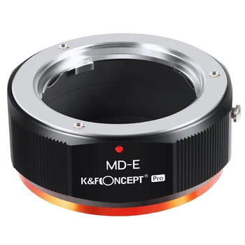 K & F Концептуальный адаптер MD-E PRO для крепления объектива Minolta MD MC к Sony E Mount NEX a1 ZV-E10 FX30 A7R2 A7S3 A7M4 A92 a5000