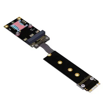 M.2 Key-M M2 NGFF NVMe Ultra NVMe SSD для mini PCI-E mPCIe Адаптер-Удлинитель для карты-Конвертера ADT-Link