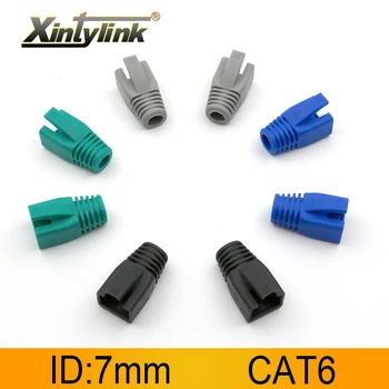 xintylink rj45 колпачки cat6 сетевые ботинки rj 45 оболочка cat6a cat5 cat5e цветной rg коннектор lan многоцветный разъем кабеля ethernet