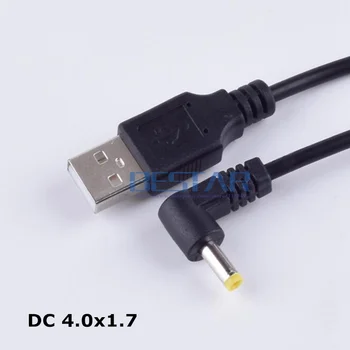 USB к постоянному току 4,0 мм/1,7 мм 5-вольтовый разъем постоянного тока Тип кабеля питания M 1 м 3 фута