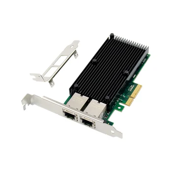 Серверная сетевая карта X550-T2 PCI-E X4 10GbE с двойным электрическим портом Серверная сетевая карта RJ45 Агрегационная сеть