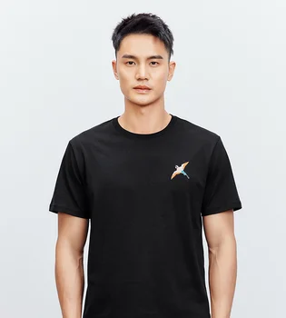 PDD1775, летняя мужская футболка, короткий рукав, мужская хлопковая футболка с круглым вырезом, новая одежда, модный топ.