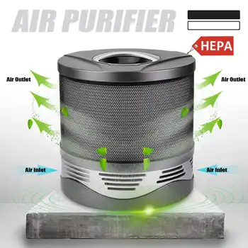 Очиститель воздуха Для Дома True HEPA Filters Компактные Настольные Очистители Фильтрация Пыли Для Удаления PM2.5 Воздухоочиститель Мини-Ионные Очистители