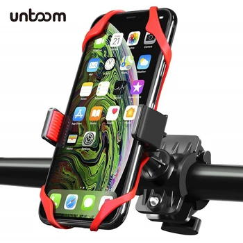 Универсальный Велосипед, держатель мобильного телефона, противоскользящее крепление на руль мотоцикла для iPhone X Xs Max Samsung Huawei Xiaomi Redmi