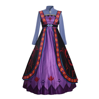 Викторианское Маскарадное платье, Средневековый костюм Королевы, костюм королевы для взрослых, костюм принцессы на Хэллоуин, Бальное платье Идуны, мать Анны