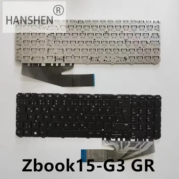 Новая немецкая клавиатура HANSEN подходит для HP Zbook 15 серии G3 G4/17 серии G3 G4 без подсветки и указателя черного цвета