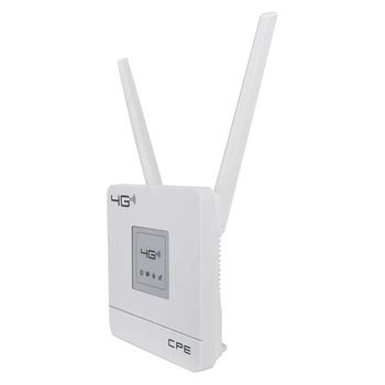 Беспроводной маршрутизатор 4G CPE 150 Мбит/с, Wi-Fi модем, LTE-маршрутизатор, внешние антенны с портом RJ45 и слотом для SIM-карты, штепсельная вилка США