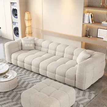 Белый Модульный диван для гостиной Элегантный дизайн Caterpillar Sofa Минималистичный Напольный Секционный диван Мебель для гостиной Soggiorno