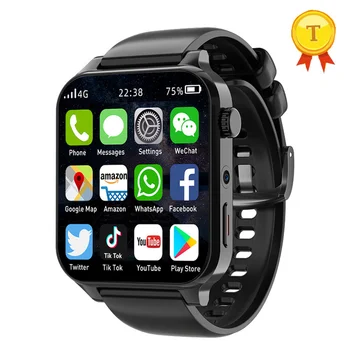 2023 Лучшие Продажи 4G Большой Экран Квадратный Android Смарт-Часы Мужские GPS WiFi SIM 64G Водонепроницаемые HD Двойная Камера Видеозвонок Smartwatch