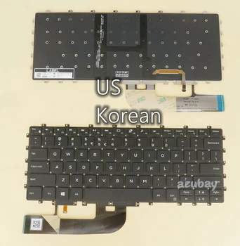 Американо-корейская клавиатура Nordic для DELL Precision 5530 2 в 1, XPS 15 9575 2-в-1, 0HC1GN 02TDW6 0Y1JNJ 0M4G5X, с подсветкой