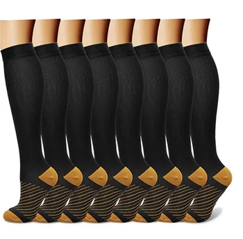 Носки Мужские Высокоэластичные Компрессионные Носки с нейлоновой трубкой На подошве, носки высокого давления для мужчин и женщин, Спортивные носки Для мужчин, носки для бега, езды на Велосипеде