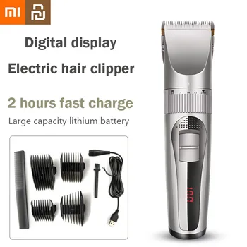 Xiaomi Youpin Профессиональная парикмахерская Машинка для стрижки волос, Электробритва, Станок для стрижки Бороды, Перезаряжаемый Триммер, Бритва