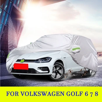Наружное Полное Покрытие Автомобиля Наружная Защита для VW Golf 6 7, 7,5 MK7 Golf 8 MK8 Аксессуары 2015 2016 2017 2018 2019 2020 2021