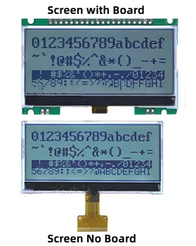20PIN SPI COG LCD 12848 Экран дисплея (плата/без платы) Контроллер ST7567 Белая/Синяя подсветка Параллельного интерфейса