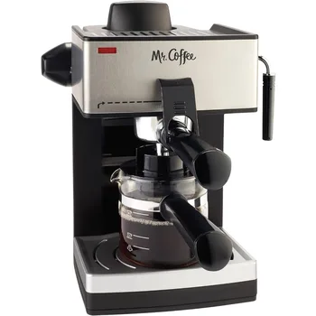 Система Mr. Coffee для приготовления парового эспрессо на 4 чашки с вспенивателем молока