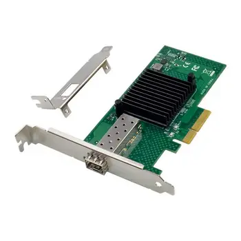 X520-SR1 10G SFP + Серверная Волоконно-Оптическая Сетевая карта 82599EN с Чипом PCIE X4 с Одним Оптическим Портом Сетевой карты