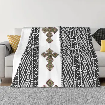 Эфиопское Художественное Полотно Tilet, Портативные Теплые Одеяла для постельного белья, путешествий