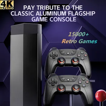 Новая Домашняя Игровая консоль 2.4G H10 TV 4K HD 1920*1200 с 12-ядерным Процессором 20000 + Игр Для PS1/CPS/GB Classic Retro Arcade Game Box