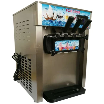 2020 Самая продаваемая машина для мягкой подачи мягкого мороженого power с 2 колесами и 3 насадками для продажи