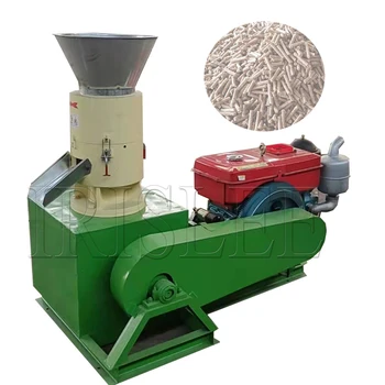 Заводская поставка Дизельный гранулятор для производства древесных гранул из биомассы, машина для производства топливных гранул для печи барбекю