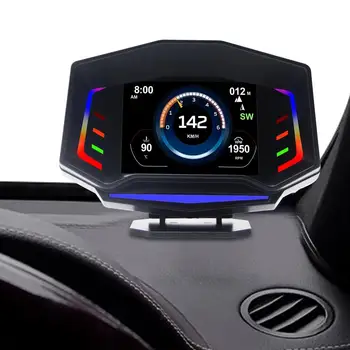 Автомобильный Головной дисплей Для лобового стекла автомобиля Универсальный головной дисплей для автомобиля Большой ЖК-дисплей HUD с функцией управления автомобилем