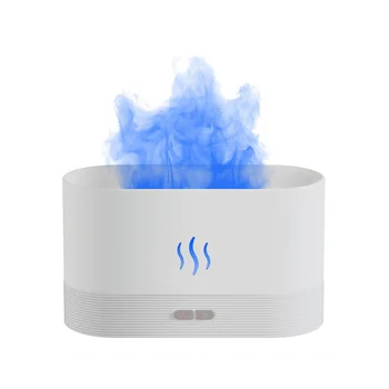 Диффузор Увлажнитель воздуха Ультразвуковой Холодный туманообразователь Fogger Светодиодная масляная лампа белого цвета