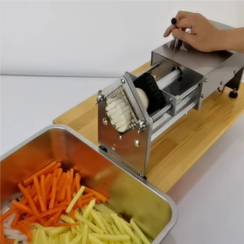 Многофункциональный электрический резак для картофельных чипсов с 7-миллиметровой машиной для резки картофеля фри Коммерческая овощерезка