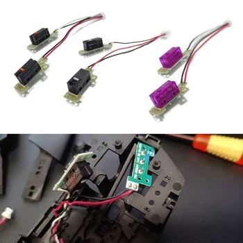 1 Комплект Платы с микро-кнопками мыши D2FC-F-K D2F-F-3-7 для Игровых мышей Logitech G304 G305, Сварной кабель платы