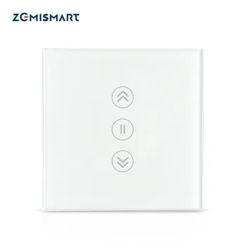 Zemismart Zigbee EU Переключатель штор SmartThing Hub Control Для электрических Жалюзи, Моторизованный роликовый козырек