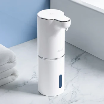 Автоматические дозаторы пены для мыла, Умная ручная стиральная машина для ванной комнаты с USB-зарядкой, Белый высококачественный материал ABS