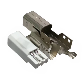 Штекер с квадратным портом, тип сварки, тип обжима, комплект из трех предметов, соответствующий B женскому интерфейсу принтера usb-b