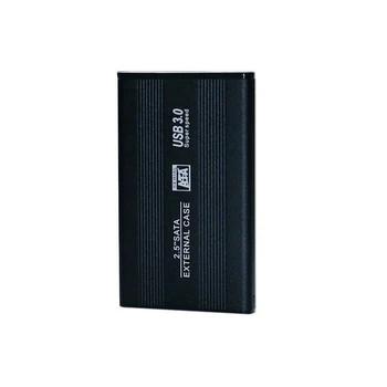 Корпус жесткого диска SATA Внешний жесткий диск SATA SSD 2,5 дюйма для настольного компьютера Черный