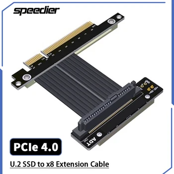 Удлинитель Riser PCI-e 4.0 U.2 NVMe SFF-8639 к x8 Удлинитель Riser PCI-E 8x К U2 Графическая материнская плата SSD Удлинитель Riser Card