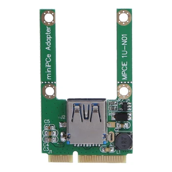 Mini PCI-E к USB3.0 Карта расширения для Ноутбука PCI Express PCIe к USB 3,0 Конвертер Riser Card Адаптер для ПК Win7/8/XP Mac Vista