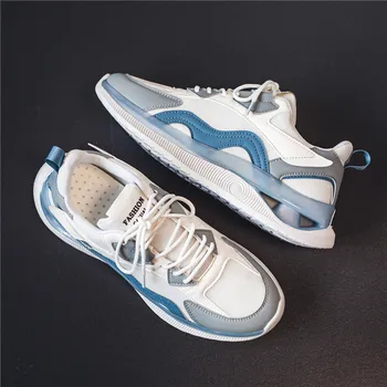 Damyuan/ Модные мужские кроссовки для бега, легкие Мужские дизайнерские сетчатые кроссовки на шнуровке, Мужские спортивные дышащие теннисные туфли на открытом воздухе